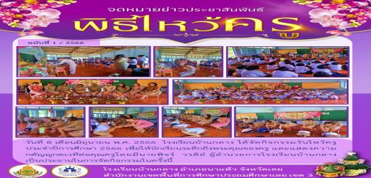 กิจกรรมวันไหว้ครู ประจำปี 2566